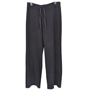 Spanx Wide Leg Lounge Pants Women Size L Modal Minimalist Athleisure Travel Cozy